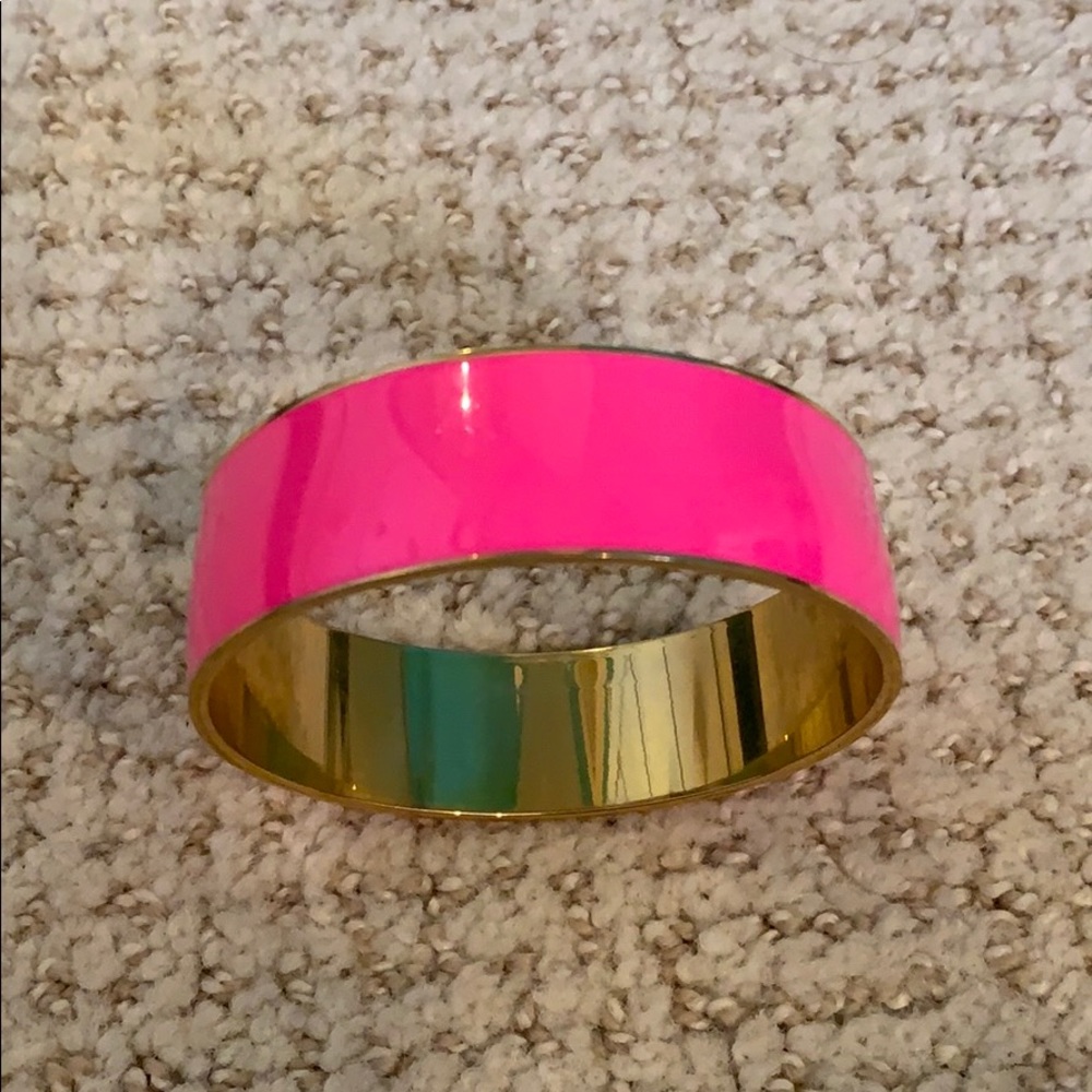 Hot pink J. Crew Bangle